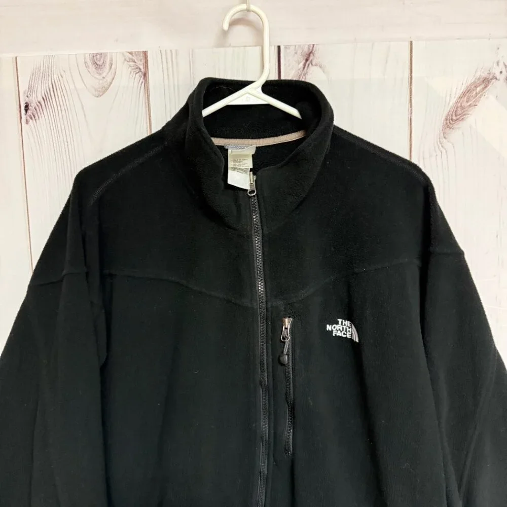 The North Face TKA‎ 200 Full Zip Fleece Jacket Men’s XXL Black EUC